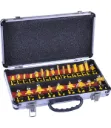 Juego De Fresas Maletin 24Pc 1/4