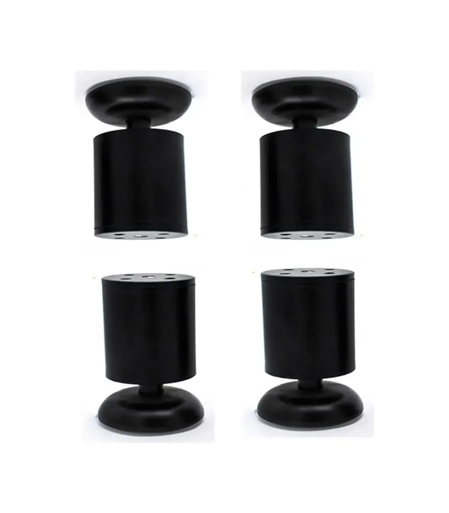 [99316] Patita P/Mueble 6*6Cm Negro 1Pc