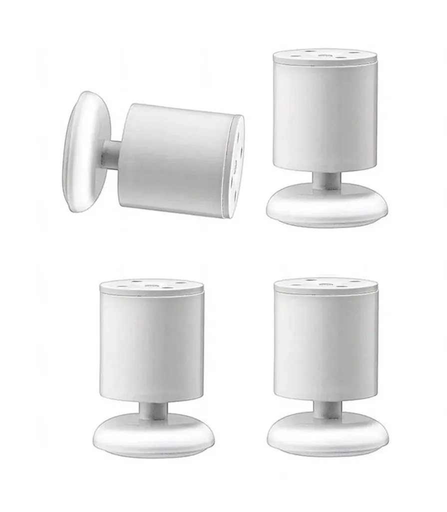 Patita P/Mueble 10*6Cm Blanco 1Pc
