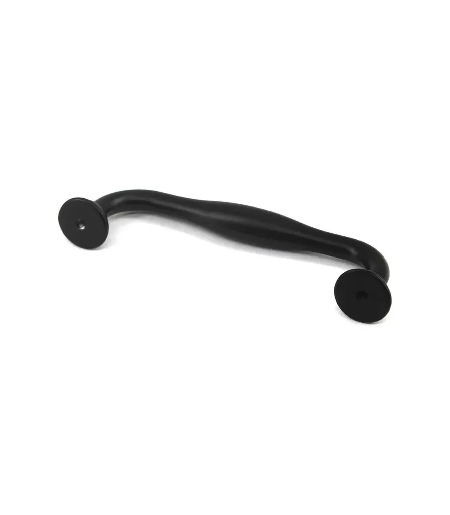 [99333] Manija P/Mueble C/Diseno Negro 11.5Cm 1Pc