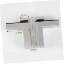 Soporte Angulo P/Vidrio 1Pc