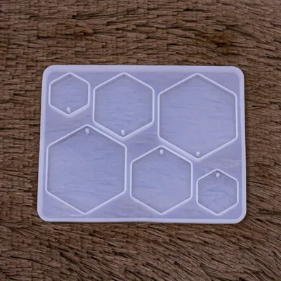 [DY203] Molde S. Dije Hexagonal 6Diseños 119*109Mm