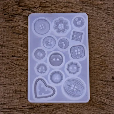 Molde S. Boton 14 Diseños 10*7Cm
