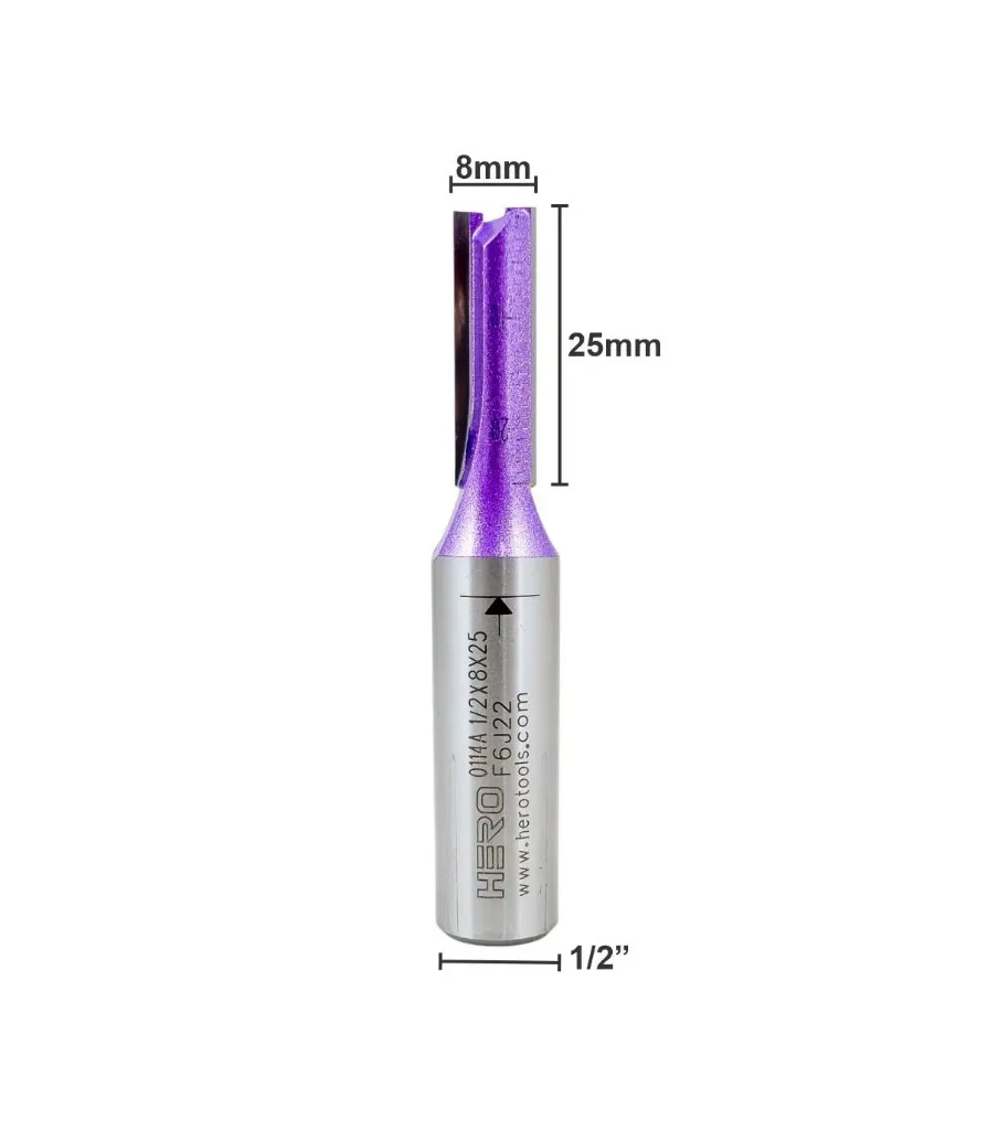 [H0114368] Fresa Hero Recto 1/2*8Mm*25Mm