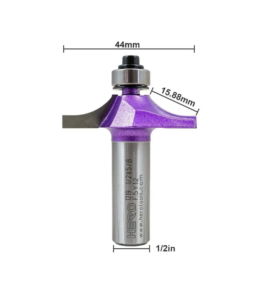 [H1219018] Fresa Hero Borde Redondo 1/2*5/8