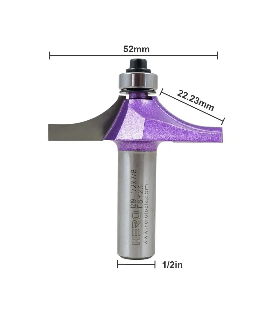[H1219058] Fresa Hero Borde Redondo 1/2*7/8