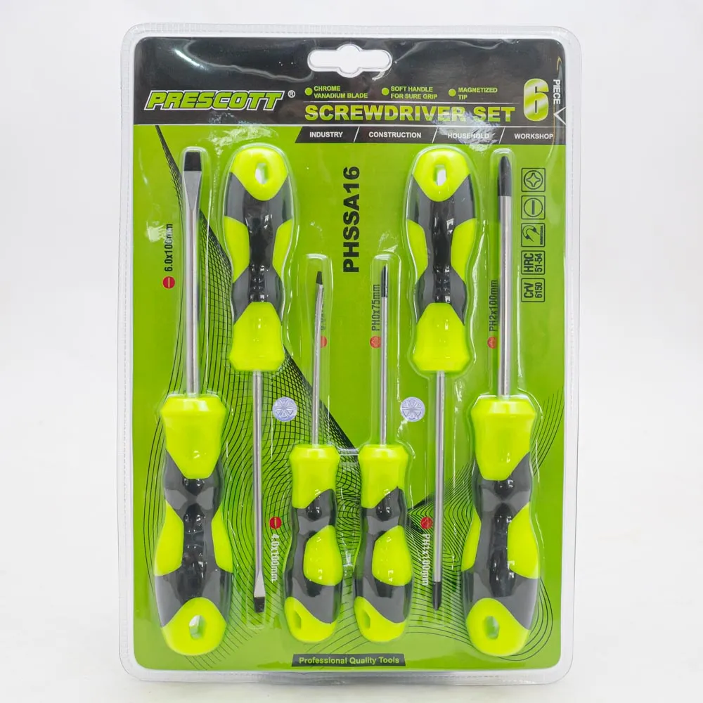 [PHSSA16] Juego De Destornillador 6Pc Prescott