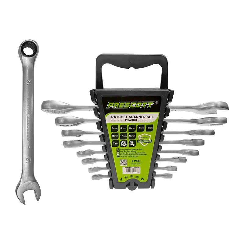 [PHWC108] Set De Llave Combinada Prescott 6Mm-19Mm 8Pc