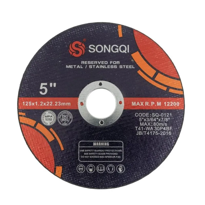 [SQ-0121] Disco De Corte Metal 125*1.2*22.23Mm