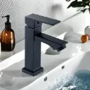Grifo Lavatorio Negro Frio W-01-1