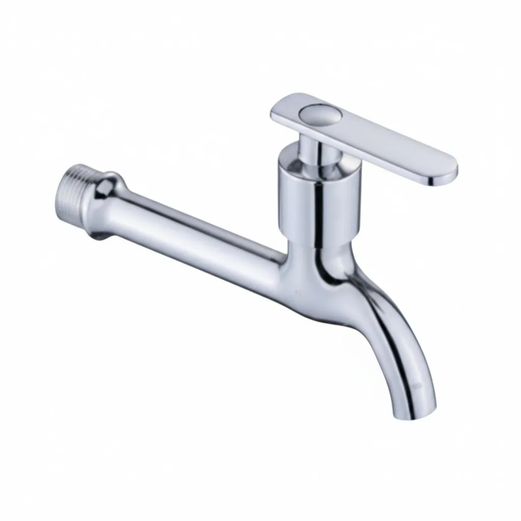 [W-33] Canilla Cuello Largo Pared W-33 15Cm