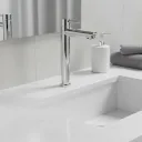 Grifo Lavatorio Alto Frio W-39 30Cm