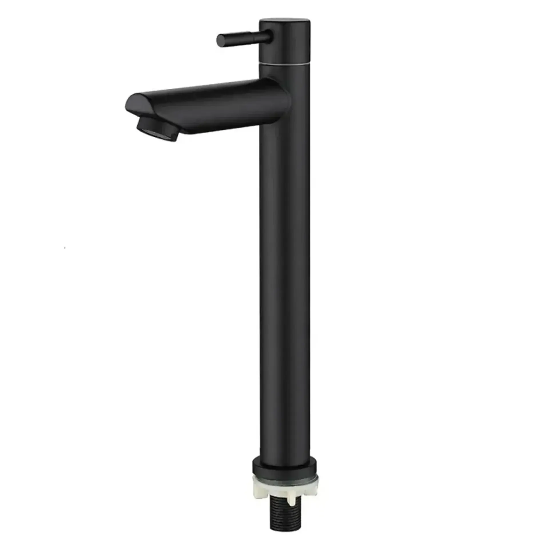 Grifo Lavatorio Negro Alto Frio 30Cm