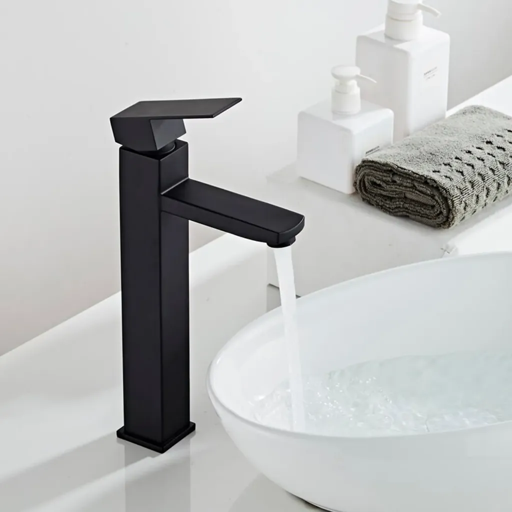 [W-41-1] Grifo Monocomando Negro W-41-1