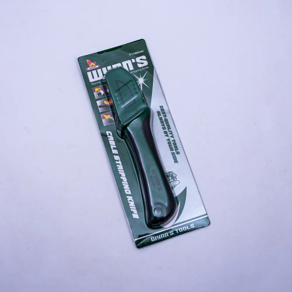 [W4391] Pela Cable Hoja Recta C/Estuche Wynns