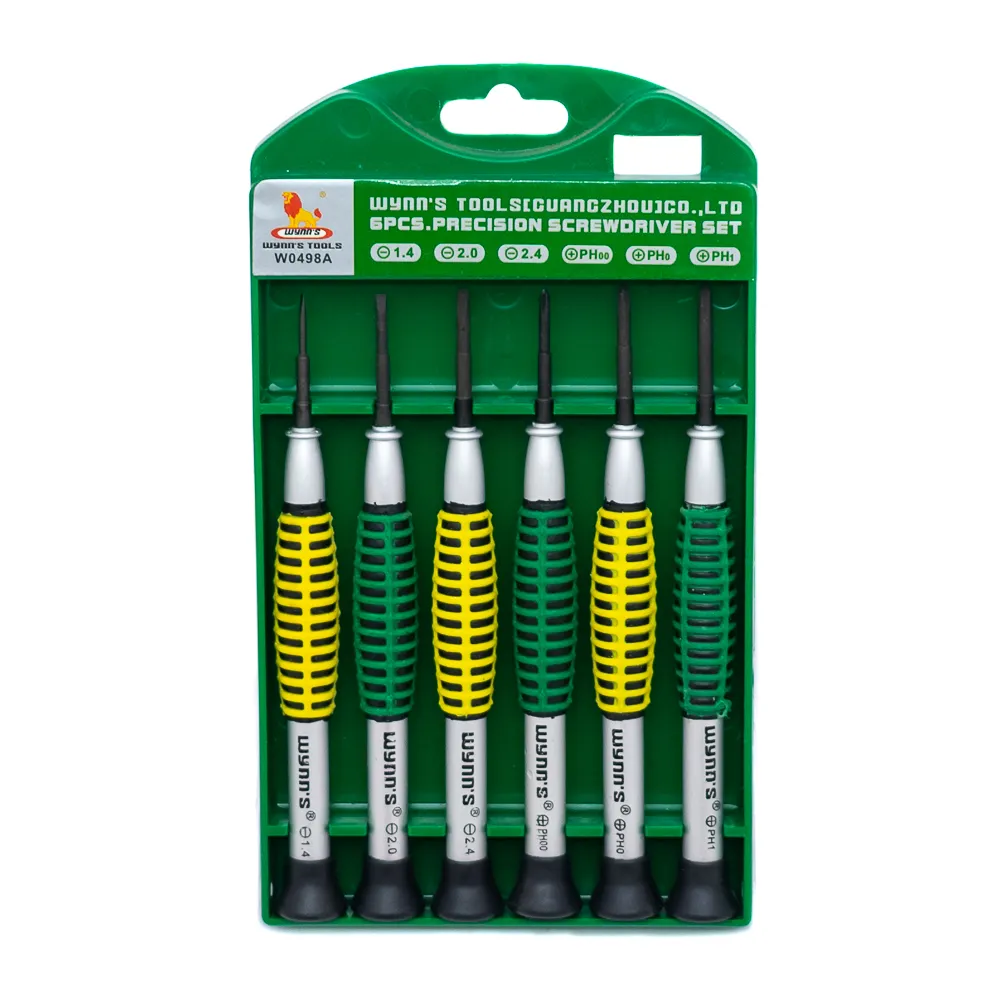 [W0498A] Juego De Destornillador 6Pc Wynns