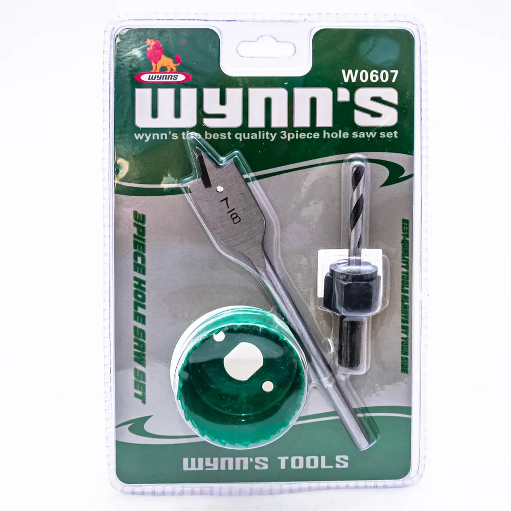 [W0607] Set De Mecha P/Madera 3Pc Wynns