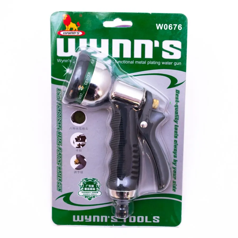 [W0676] Pistola De Riego Multifun Metal Wynns
