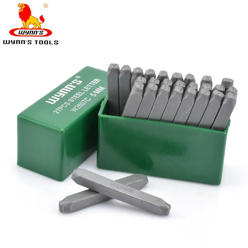 Punzon Letra De Acero 5Mm 27Pc Wynns