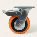 Rueda Naranja Giratoria C/Freno 5" Wynns