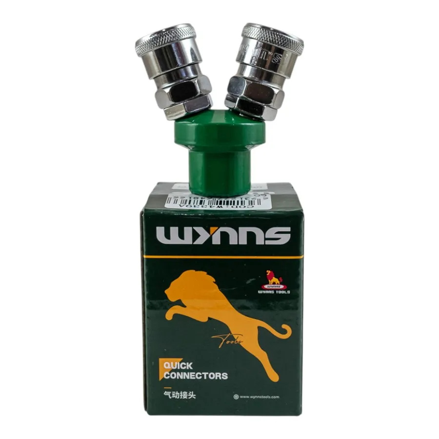 [W4339A] Acople Rapido De Doble Salida Wynns