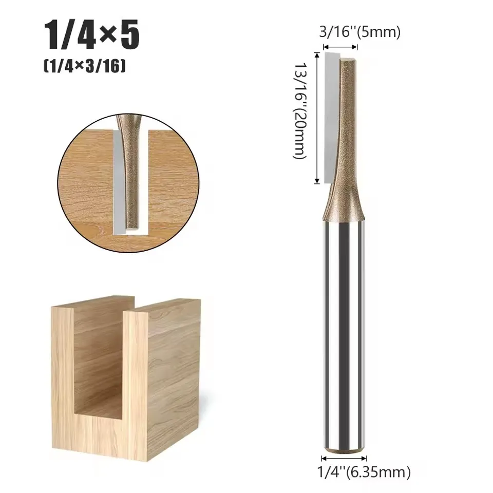 Fresa Recta 1/4*5*20Mm 1Filo