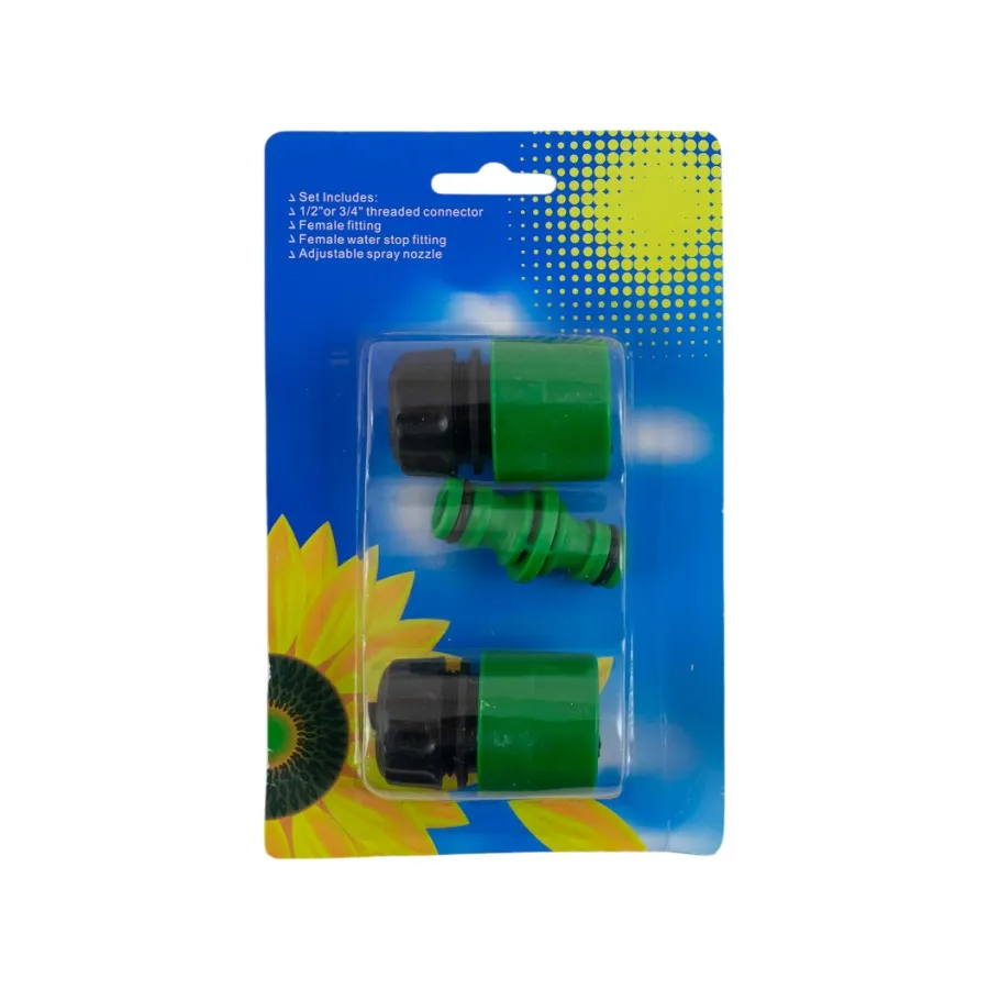 [71048] Set Acople Para Manguera 1/2 3Pc
