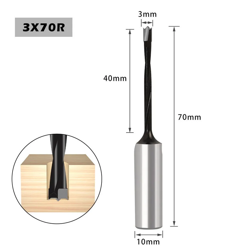 [66309] Broca Madera 3*40Mm Rotacion Sentido Reloj