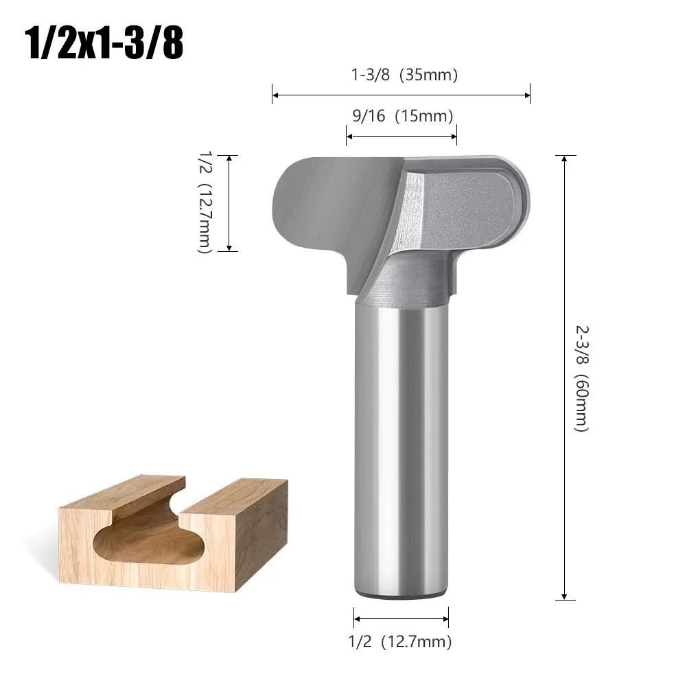 [66311] Fresa De Tirador Curvo 1/2*1-3/8"