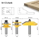 Fresa Para Puerta 12Mm 3Pc