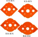 Set De Plantilla Para Bordes 4Pcs