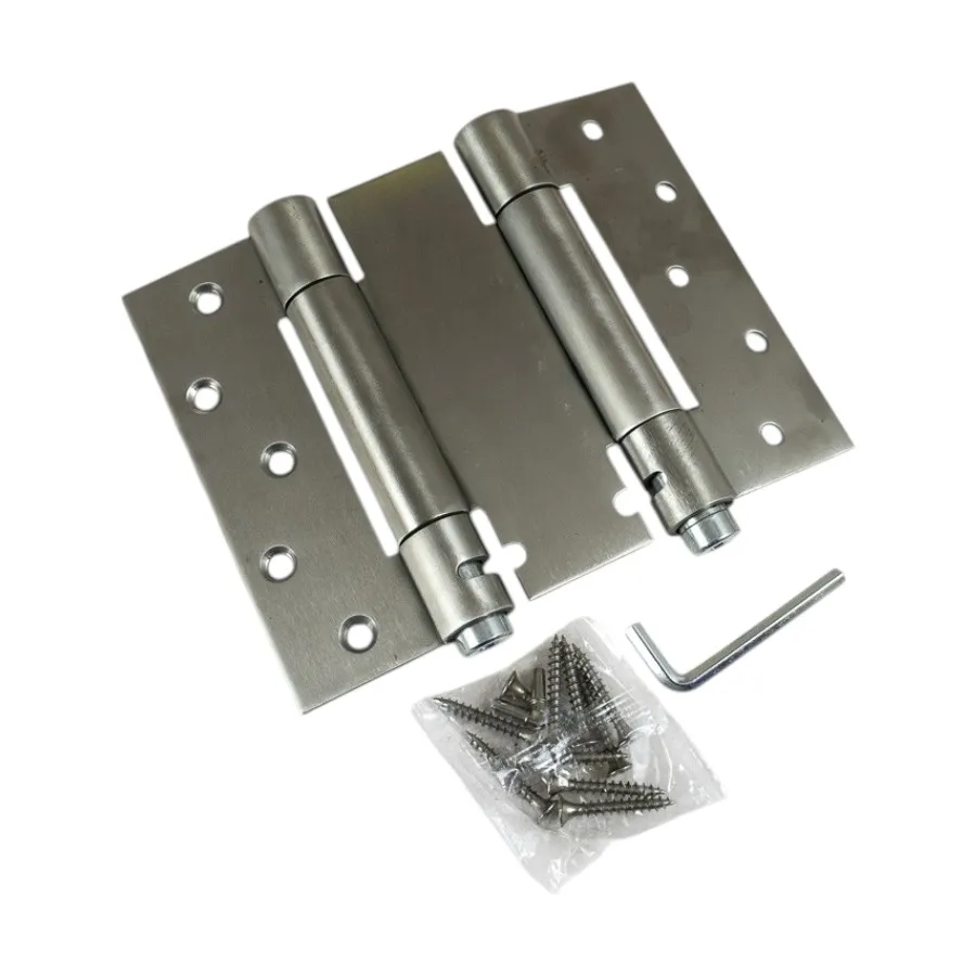 [66203] Bisagra Vaiven Con Resorte 5" Inox (Par)